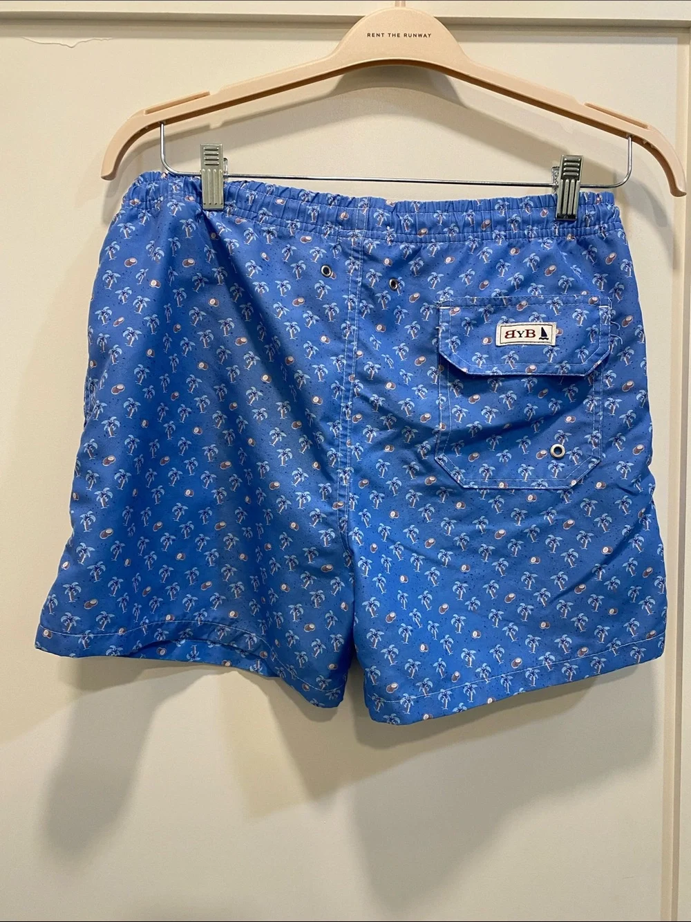 B y B mens swim trunks. Small with mesh.